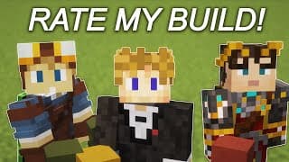 Thumbnail for What If I Let My Friends RATE My MINECRAFT BUILDS?!