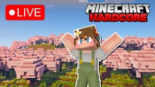 Thumbnail for Streaming from the HARDCORE world! Mining and building and decorating!