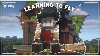 Thumbnail for Crafting My First Broom & Taking Flight! 🧹🌙 l Hexeri mod