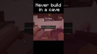 Thumbnail for 1 Reason NOT to Build in a Cave!