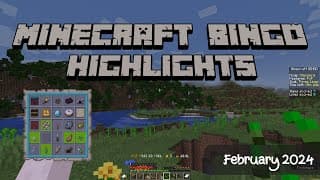 Thumbnail for Minecraft Bingo Highlights (Feb 2024)
