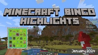 Thumbnail for Minecraft Bingo Highlights (Jan 2024)