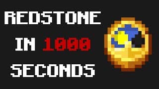 Thumbnail for I Tried to Make a Redstone Contraption in 1000 Seconds (1K Sub Special)