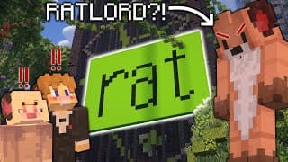 Thumbnail for Minecraft but I survive in RAT CIVILIZATION